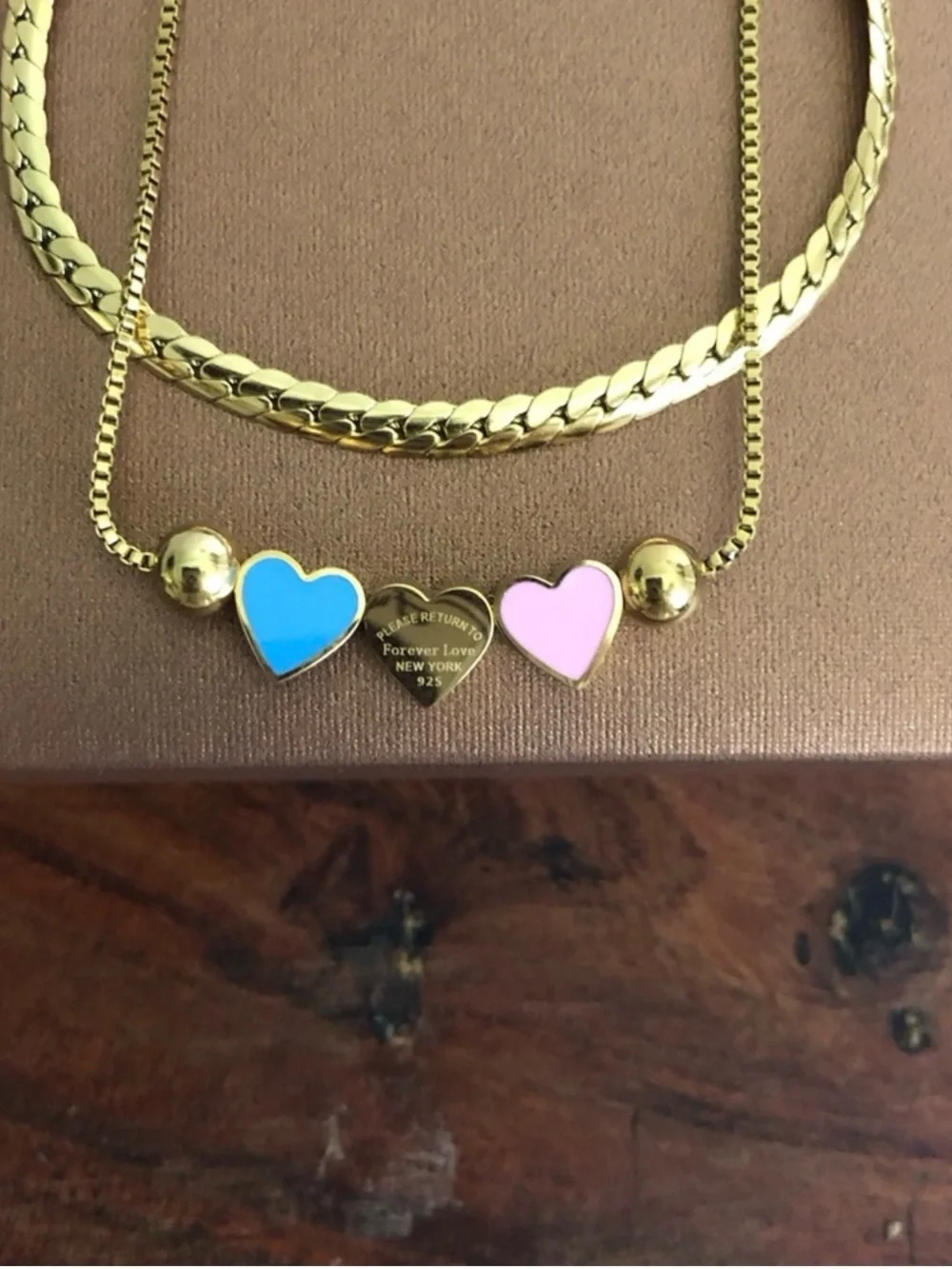 N/A gold heart